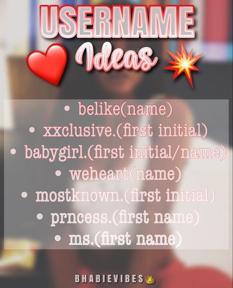 Imvu Names Ideas, Contacts Names, Gc Names, Cute Usernames For Instagram, Good Instagram Names, Snapchat Nicknames, Nicknames For Friends, Imvu Fits, Aesthetic Names For Instagram