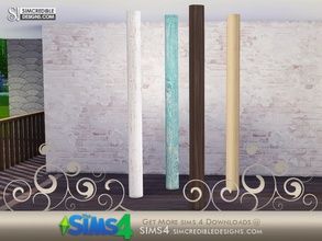 Sims 4 Columns Sims 4 Columns, Sims 4 Columns Cc, Farmhouse Blueprints, Cc Packs, Marble Pillar, Wooden Poles, Sims 4 Cc Packs, Sims 4 Cas, Sims Community