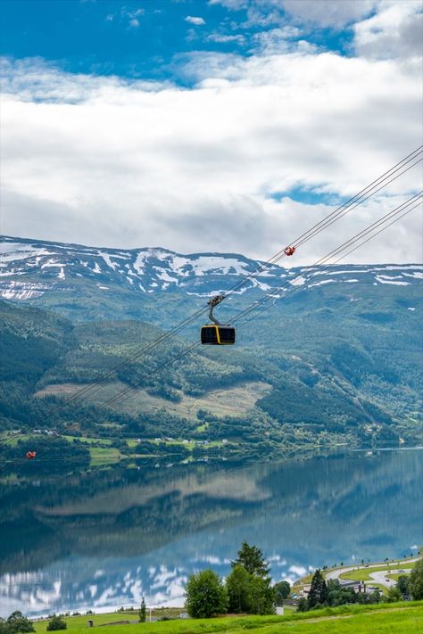 Voss Gondol taking you up to the summit of Hangustoppen Voss Norway, Norway Travel, 10 Reasons, Bergen, Small Towns, West Coast, The Mountain, Finland, Norway