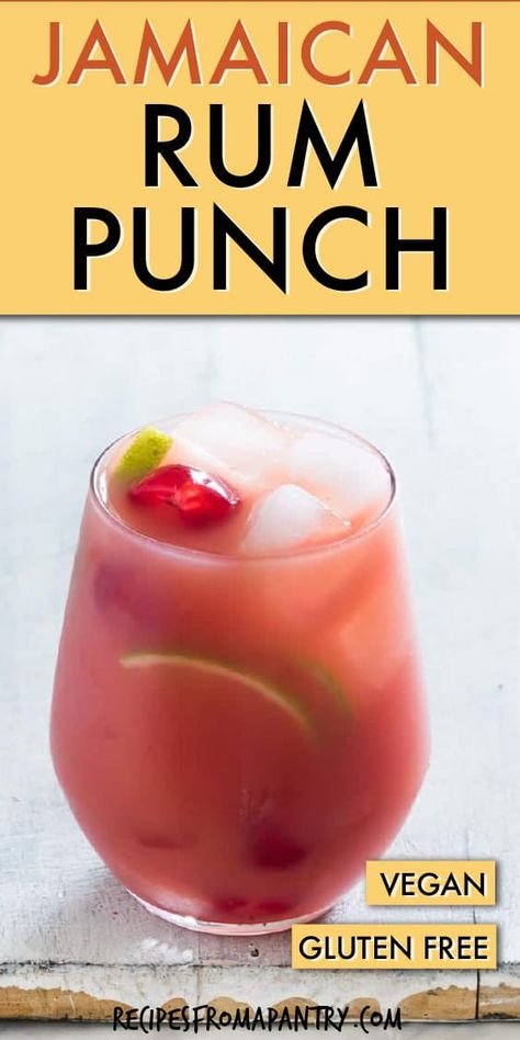 Punch Bowl Cocktails Alcohol, Non Alcoholic Rum Punch, Make Ahead Mixed Drinks, Carribean Rum Punch Cocktail, 2 Gallon Alcoholic Punch, Jamaican Alcoholic Drinks, Rum Punch Recipes Carribean, Batch Drinks Alcohol, Jamaican Rum Punch Recipes For A Crowd