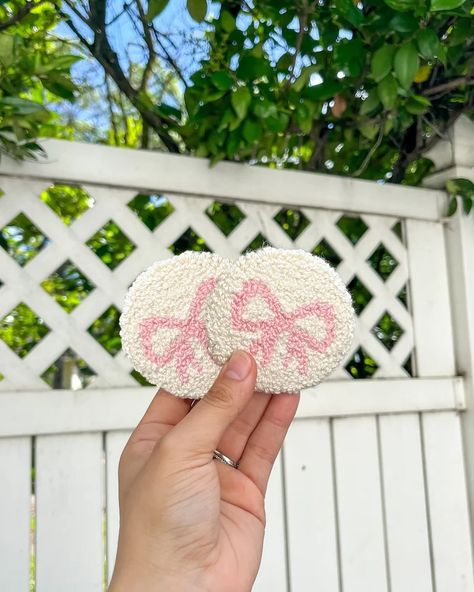 *NEW* car coaster design 🎀🏹 I have released these a couple weeks ago and forgot to post them oops 🫢 They’ve been the new popular kid in my shop 🤍🎀 - grab yours now with my 25% off Fathers Days sale!! (No code needed) This is the biggest sale I’ve had in over a year on my coasters 🫶 don’t miss out🔥 Link to my Etsy in bio 👆🏼 #bow #girlythings #carcoasters #imjustagirl #cardecor #caraccessories #punchneedleembroidery Punch Needle Car Accessories, Car Coasters Punch Needle, Cute Car Accessories, Punch Needle Embroidery, Fathers Day Sale, Cup Coaster, Coaster Design, No Code, Car Coasters