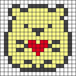 Perler Bead Mario, Mini Cross Stitch, Bear Stuffed Animal, Pixel Art Pattern, Animal Faces, Perler Beads Designs, Bear Pattern, Alpha Patterns, Perler Bead Patterns