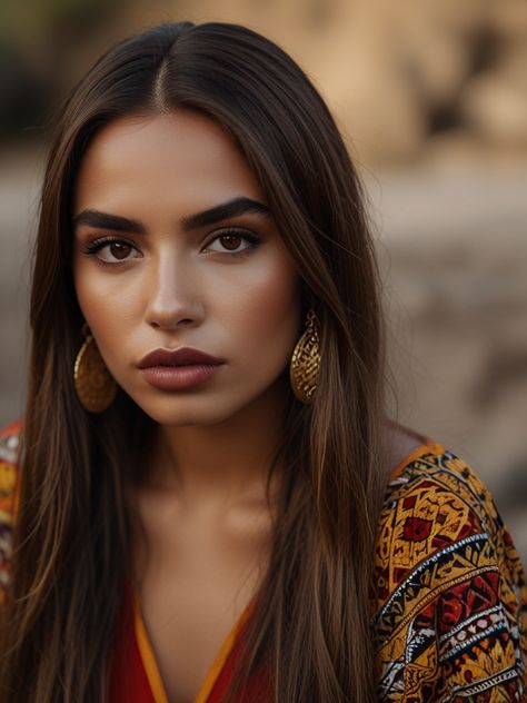 Mexican model woman with brown Yellow skin indigenous 2 Mexican Indigenous Women, Latina Photography, Portraits Reference, Heads Drawing, Mexican Beauty, Mexican Models, Clown Girl, Yellow Skin, 100 Heads