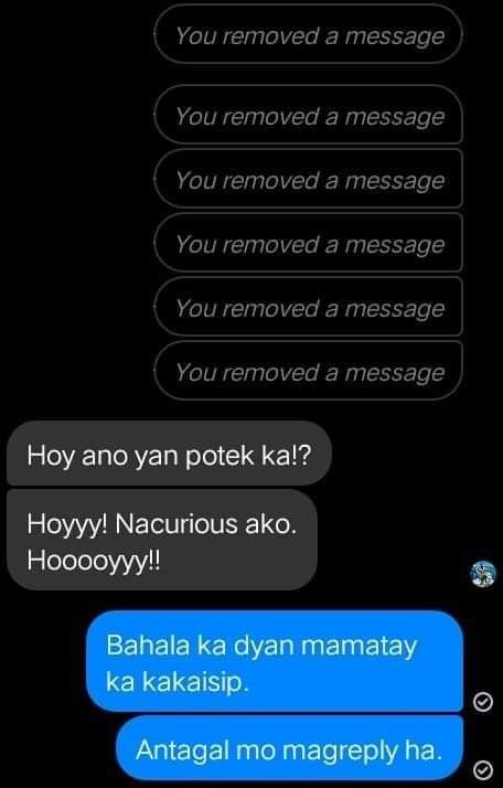 Convo Text Aesthetic Template, Video Call Screenshot Boyfriend, Video Call With Boyfriend Prank, Sarcasm Comebacks, Text Pranks, Tagalog Quotes Hugot Funny, Funny Quotes Tumblr, Funny Chat, Funny Conversations