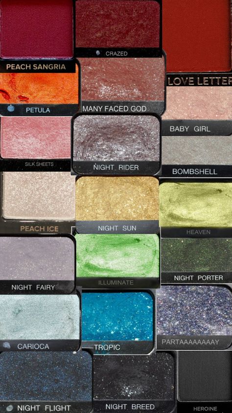 Eye shadow singles collage Eye Shadow Pallets, Nars Eyeshadow, Make Up Inspo, Eyeshadow Pallets, Eyeshadow Looks, Cute Makeup, Eye Shadow, Eyeshadow Palette, Scents