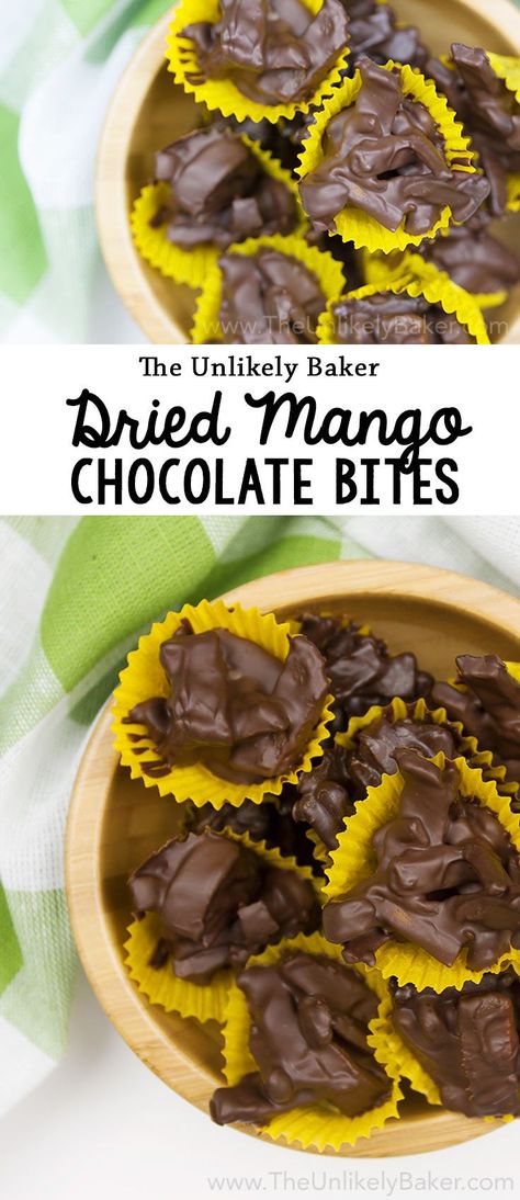 [VIDEO] Sweet and tart, fruity and chocolatey, these dried mango chocolate bites are ridiculously addicting! Give them out as presents or snack on them throughout the day. #chocolate #mango #recipe #videorecipe Wife Cooking, Chocolate Board, Food Rocks, Mango Recipe, Mango Chocolate, How To Temper Chocolate, Dried Mango, Chocolate Bites, Dried Mangoes