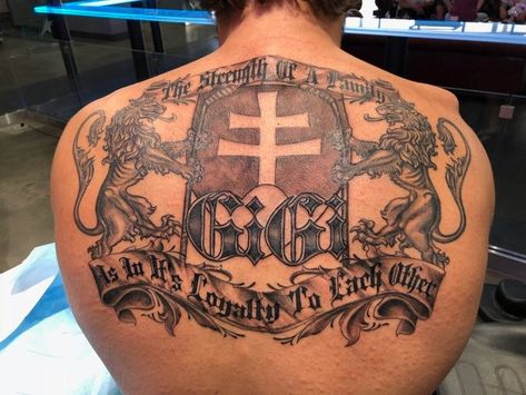 Slovak NHL player Alex Tuch's tattoo in memory of his Great-Grandmother GiGi Slovak Tattoo Ideas, Slovak Tattoo, Tattoo In Memory, Meaningful Tattoos For Men, Best Tattoo Ideas For Men, Small Shoulder Tattoos, Money Tattoo, Cool Tattoos For Guys, Tattoo Ideas For Men