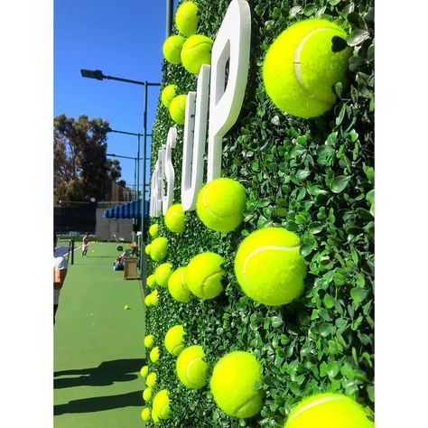 Tennis Racquet Decor, Tennis Court Design, Tennis Decorations, Tennis Crafts, Tennis Birthday Party, Pickleball Party, Wimbledon Party, Tennis Events, Tennis Birthday