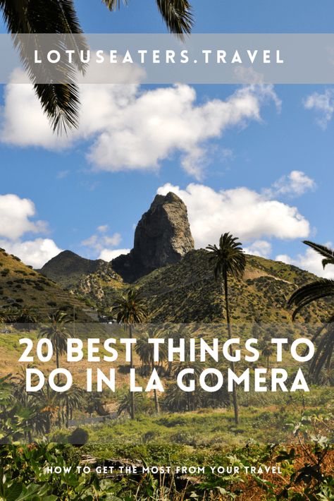 Is La Gomera worth visiting? Here are 20 things to do in La Gomera during tour visit to the paradise island. La Gomera Canary Islands, Things To Do In La, Walking In The Rain, The Paradise, Paradise Island, Canary Islands, Whale Watching, Outdoor Adventure, Travel Experience