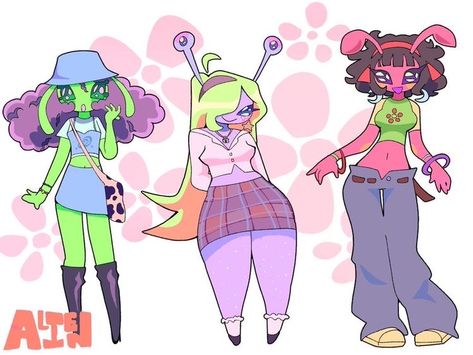 Alien Oc, Cute Alien, Swag Art, 캐릭터 드로잉, Alien Art, 영감을 주는 캐릭터, Cute Art Styles, Mode Inspo, Art Tutorials Drawing