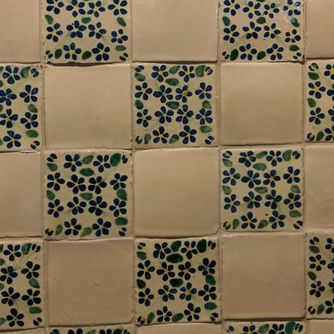 rustic tile home bathroom floor square art floral cute green nature art Green Pattern Tile Bathroom, Old Green Tile Bathroom, Green Patterned Floor Tiles Bathroom, Green Mexican Tile Bathroom, Botanical Ceramic Tiles, Rustic Tile, Floral Tiles, Green Nature, Nature Drawing