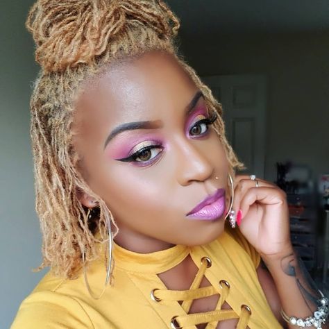 DIY Blonde Locs | Sisterlocked Sisterlocks Styles, Tweezing Eyebrows, Threading Eyebrows, Best Eyebrow Products, Sisterlocks, Eyebrow Shape, Dreadlock Hairstyles, Eyebrow Shaping, Bh Cosmetics