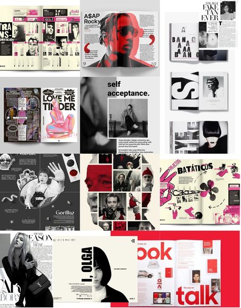 #visual #inst #aesthetics #profile Aesthetic Magazine Layout, Aesthetics Profile, Aesthetic Magazine, Zine Ideas, Graphic Layout, Magazine Layout Design, For Journal, Design Editorial, Graphic Design Layouts