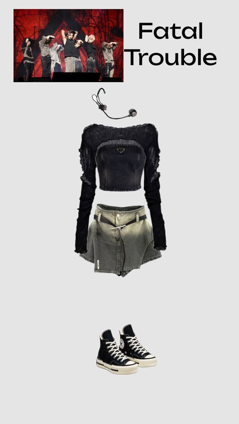 Enhypen outfit inspired fatal trouble weverse con festival Enhypen Outfit, Pop Concert Outfit, Kpop Concert Outfit, Outfit Inspired, Concert Fits, Inspired Outfits, Airport Style, Performance Outfit, Kpop Outfits