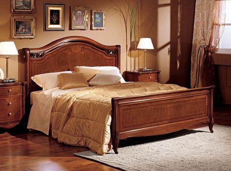 Cot Design, Classic Bedroom Furniture, Beautiful Bed Designs, Carved Beds, Wooden Bedroom Furniture, Rustic Bedroom Furniture, Bed Interior, Designer Bed, Wooden Bed Design