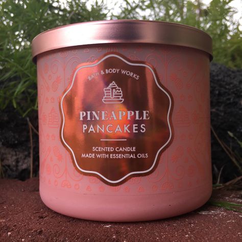 Brand New Never Used Bath And Body Works 3-Wick Candle In Scent Pineapple Pancakes Pineapple Pancakes, Candle Bath, Candle Obsession, Best Smelling Candles, Bath N Body Works, Bath Body Works Candles, Bath And Body Work, Body Smells, Bath Candles