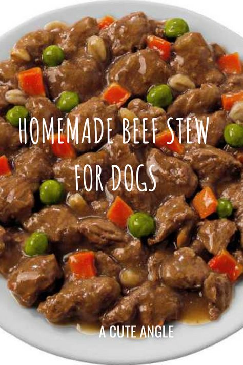 Beef Stew For Dogs, Stew For Dogs, Dog Food Recipes Crockpot, Foods Dogs Can Eat, Easy Dog Treat Recipes, Diy Dog Food, Make Dog Food, Dog Biscuit Recipes, Homemade Beef Stew