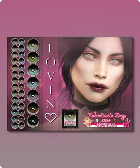 Lovin, facepaint eyes in 35 colours with subtle, heart-shaped reflection. all ages (including infants), all genders facepaint category 35 colours Base game compatible HQ mod compatible: preview pictures were taken with HQ mod custom thumbnail #hq_mod #elder #adult #base_game #gaming #sims4cc Heart Eyelashes Sims 4 Cc, Sims 4 Cc Two Different Colored Eyes, Heart Eyes Sims 4 Cc, Eye Color Cc Sims 4, Eye Color Sims 4, Model Nails, Sims 4 Cc Eyes, Tools And Toys, Hair Food