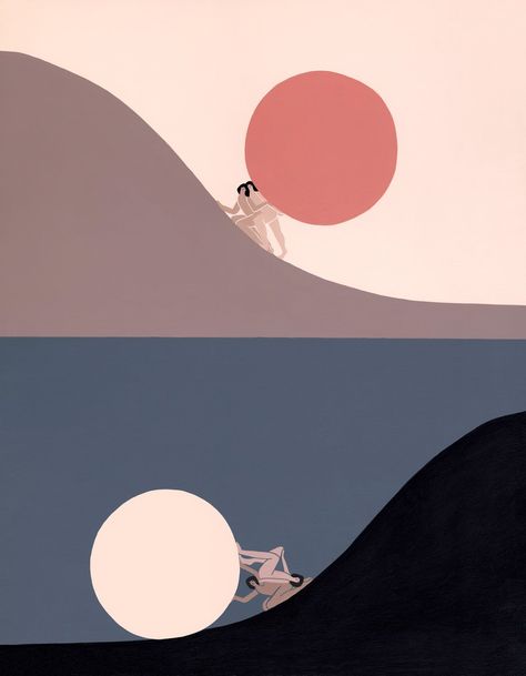 Laura Berger, Poster Grafico, Moon In Aquarius, Time Painting, Back To Nature, The Hill, 그림 그리기, The Moon, Vector Art