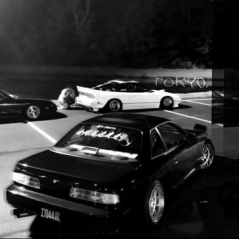 Car Icons Aesthetic, Black And White Car Aesthetic, Cybercore Aesthetic Black, Black N White Aesthetic, Black And White Moodboard, Black Cybercore, Car Moodboard, Cars Black And White, Dark Tokyo