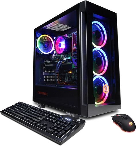 Amazon.com: CyberPowerPC Gamer Xtreme VR Gaming PC, Intel Core i7-13700F 2.1GHz, GeForce RTX 4060 Ti 16GB, 16GB DDR5, 1TB NVMe SSD, Wi-Fi Ready & Windows 11 Home (GXiVR8040A14) : Video Games Vr Gaming, Cool Desktop, Gaming Desktop, Gaming Pcs, Vr Games, Memoria Ram, Disco Duro, Computer Desktop, Personal Computer