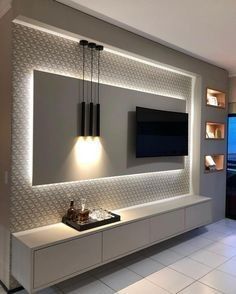 टीवी यूनिट डिजाइन, टीवी यूनिट, Reka Bentuk Bilik Tidur, Modern Tv Room, Modern Tv Wall Units, Tv Cabinet Design, Desain Pantry, Tv Unit Interior Design, Modern Tv Wall