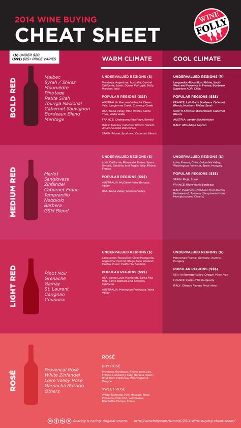 Wine Cheat Sheet, Wine Chart, Wine Facts, Wine Tips, Wine 101, Wine Folly, Wine Knowledge, Wine Education, Expensive Wine