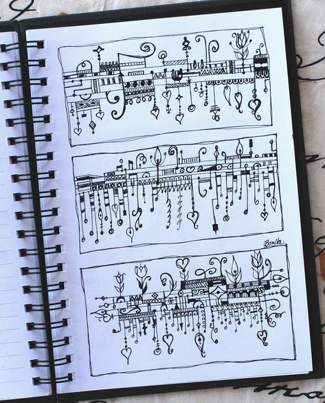 Sketches Art, Tangle Doodle, Zentangle Designs, Doodle Inspiration, Tangle Art, Tangle Patterns, Zentangle Drawings, Doodles Zentangles, Journal Art