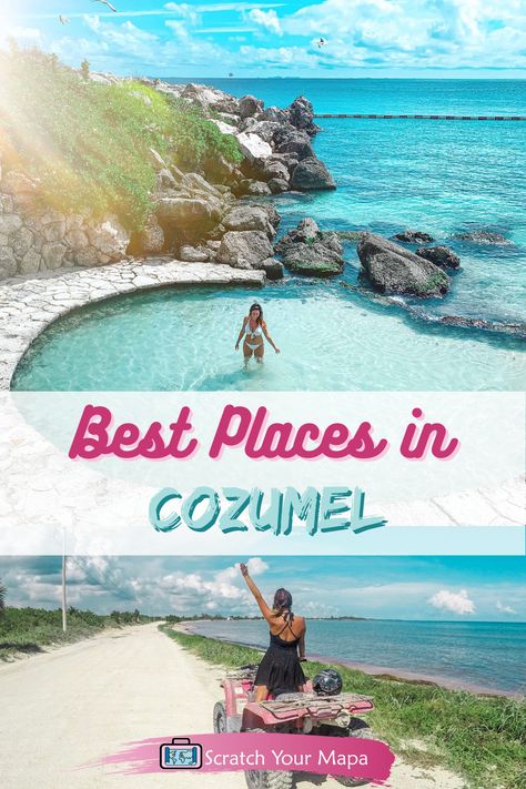 Being one of the most popular Caribbean ports of call in the cruise industry, the island of Cozumel in Mexico has so much much to offer. #Mexico #TravelGuides #CozumelBeach #CozumelMexico Cozumel Mexico Cruise Port, Cozumel Mexico Cruise, Cozumel Beach, Cancun Tulum, Mexico Cruise, Cruise Essentials, Cozumel Mexico, Cancun Mexico, Cruise Port