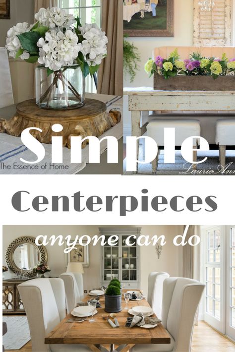 Simple Centerpieces Anyone Can Do Simple Centerpiece For Dining Room Table, Dream House Dining Room, Center Piece For Dining Table, Centerpiece For Dining Room Table, A Well Dressed Home, Seeking Lavender Lane, Small Dining Room Table, Kitchen Table Centerpiece, Dining Room Centerpiece