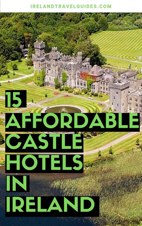 15 Affordable Castle Hotels In Ireland That Won't Break The Bank | Ireland castles to stay in | Ireland castles wedding | Ireland travel | Ireland travel tips | Ireland travel destinations | Ireland travel ideas #ireland #castles #europe #travel Fancy Castle, Castles Wedding, Castle Wedding Ireland, Ireland Countryside, Ireland Castles, Castle Hotels In Ireland, Ireland Travel Tips, Wedding Ireland, Ireland Road Trip