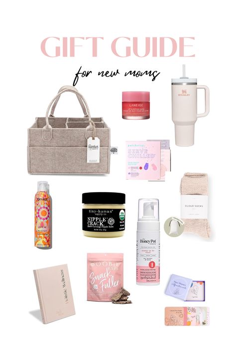 Must-have postpartum essentials for new moms! Click below to shop the exact products Gifts For New Moms First Time, New Mommy Gift Basket Care Packages, Postpartum Care Package For Mom, Post Partum Care Package For Mom, Gift For Postpartum Mom, Post Birth Gift Basket, Post Partum Gifts Basket New Moms, Postpartum Basket For Mom, Postpartum Gifts For Mom