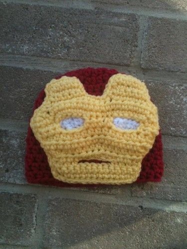 6 Awesome Iron Man Crochet Patterns Man Beanie Crochet, Superhero Hats, Boys Hats, Beanie Hat Pattern, Crochet Disney, Crochet For Beginners Blanket, Crochet Knit Hat, Beanie Crochet, Man Hat