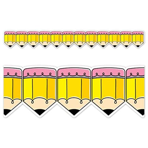 CTP Doodle Pencils EZ Border for Classroom Bulletin Board Border for Classroom (Creative Teaching Press 10673) Classroom Bulletin Boards Elementary, Inspirational Bulletin Boards, Polka Dot Classroom, Classroom Bulletin Board, Creative Teaching Press, Kindergarden Activities, Bulletin Board Borders, Kindergarten Learning Activities, Classroom Organisation