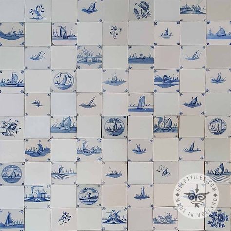 Antique Delft tiles Archives - Delft Tiles Nautical Tiles, Circle Tiles, European Tiles, Dutch Tiles, Dutch Delft, Bronze Fixtures, Architectural Materials, Animal Mural, Delft Tiles