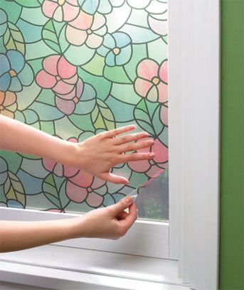 Bathroom Window Privacy, Window Privacy Film, Christmas Window Stickers, Window Treatments Bedroom, Flower Window, Privacy Film, Window Privacy, Window Films, Bathroom Windows