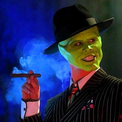 Jim Carrey в Instagram: «Ssssmokin! The Mask (1994) #jimcarrey #themask #movie #smokin» The Mask Cartoon, The Mask 1994, Jim Carrey The Mask, Mask Film, Marilyn Monroe Artwork, Premium Cigars, Film Poster Design, Good Cigars, Movie Poster Wall