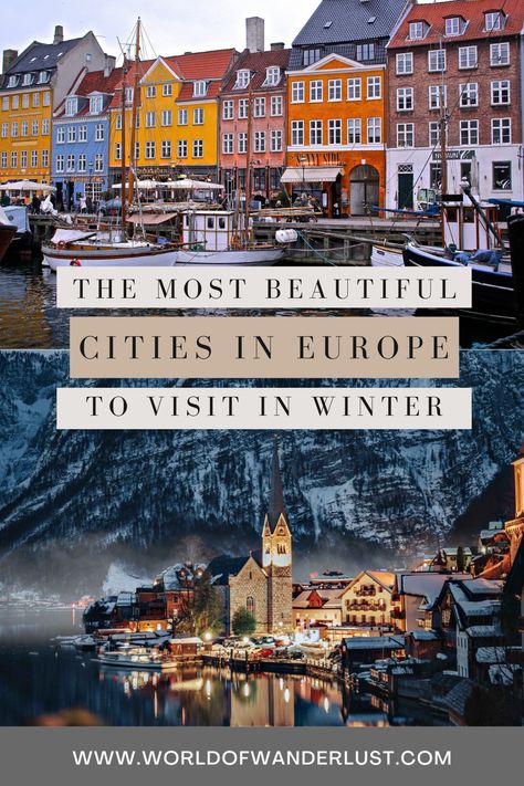 Best Winter Destinations Europe, December In Europe, Best European Cities To Visit In Winter, Where To Travel In December, Winter Europe Travel, Europe January, France In Winter, Europe In The Winter, Europe In January