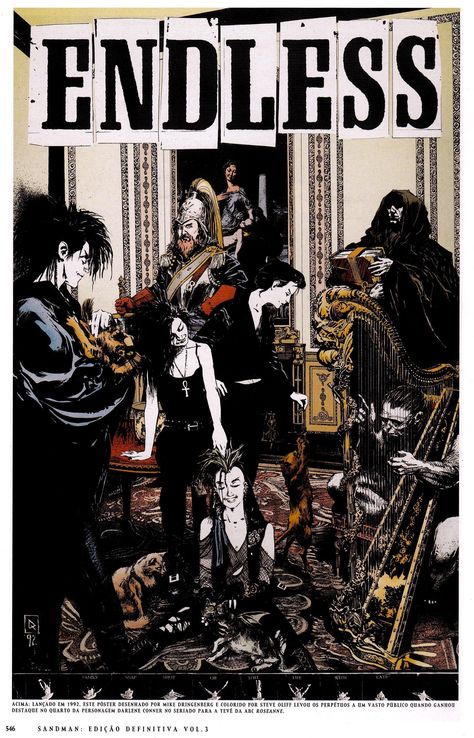 The Sandman Comic, Mike Dringenberg, Family Snap, Life With Cats, Sandman Comic, Sandman Neil Gaiman, The Sandman, Comic Poster, Neil Gaiman