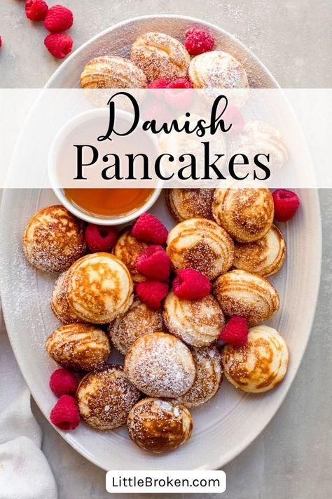 A delicious breakfast dish that’s a staple in Denmark – Danish Pancakes! These buttery puff-ball pancakes are a breakfast classic in many Danish homes and are quick and easy to make, customizable, and incredibly delicious. Danish Homes, Scrambled Egg Muffins, Danish Pancakes, Denmark Food, Puff Pancake, Creamy Scrambled Eggs, Scrambled Eggs Recipe, Pancake Recipe Easy, Chocolate Pancakes