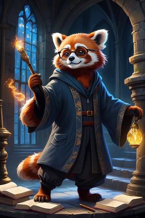 Red Panda Character, Red Pandas, Animal Totem, Red Panda, Character Ideas, Sci Fi, Red, Fictional Characters, Quick Saves