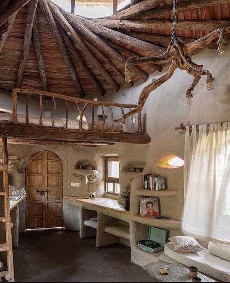 Cob House Interior, Cob House Plans, Earth Bag Homes, Mud House, Earthy Home, House Loft, Cob House, Earth Homes, Earthship