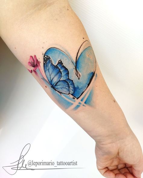 Azrael Tattoo, Detailed Tattoos, Blue Fly, 30 Tattoo, Best Neck Tattoos, Hip Thigh Tattoos, Butterfly Tattoos For Women, Tattoo Love, Street Painting