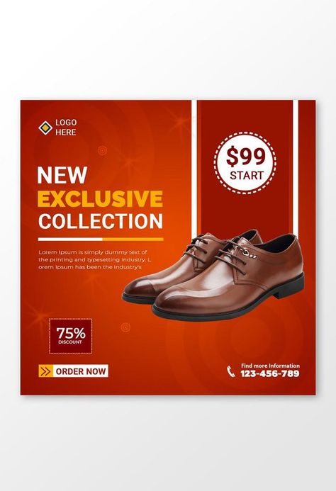 Dress Social Media Post, Product Social Media Post, Alt Shoes, Shoe Poster, Social Media Poster, Money Sign, Free Cartoons, Banner Template Design, New Start