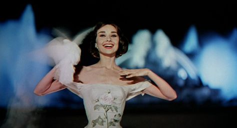 Funny Face, An Angel, Audrey Hepburn, A Woman, Angel, Funny, White