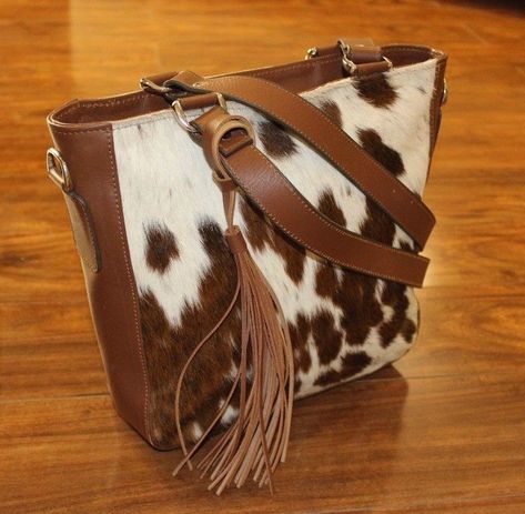 Custom cowhide fur bags free shipping worldwide, lots of new designs in fur shoulder purse to cow hide diaper bag to fur duffel travel bags made from genuine leather. Cowhide Purse, Cowhide Handbags, Cowhide Bag, Messenger Purse, Cheap Handbags, Cute Purses, Shoulder Handbag, Leather Handles, Shoulder Purse