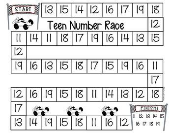 Kindergarden Math, Teen Numbers Kindergarten, Mental Arithmetic, Number Practice, Kindergarten Math Games, Math Centers Kindergarten, Teen Numbers, Numbers Kindergarten, Teaching Numbers