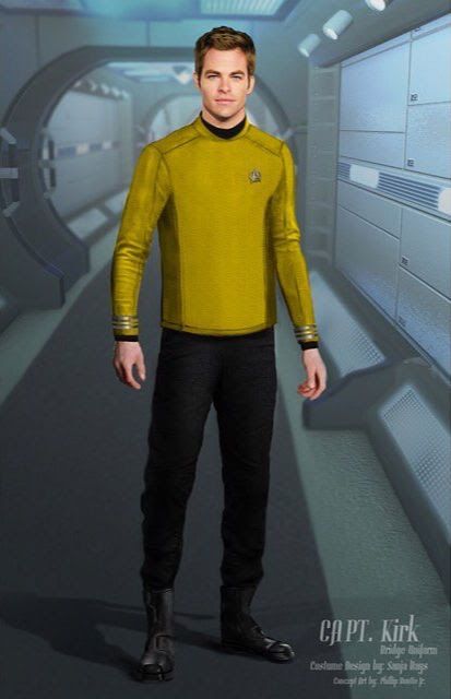 The Trek Collective: Star Trek Beyond's costume design Star Trek Beyond Uniform, Uniform Concept Art, Star Trek Outfits, Star Trek Tv Series, Tactical Suit, Star Trek Costume, Star Trek Reboot, Star Trek Uniforms, Film Star Trek