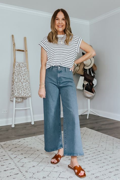 Women's High-Rise Sailor Wide Leg … curated on LTK Wide Leg Crop Pants, Target Style, Crop Pants, Business Casual Outfits, Affordable Fashion, Wide Leg Jeans, Spring Outfit, Cropped Pants, Business Casual