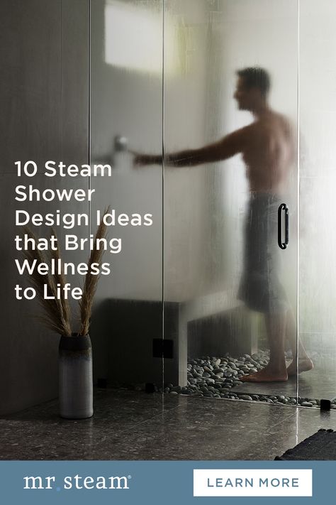 Steam Shower With Bathtub, Steamroom Shower Master Bath, Mr Steam Showers, Steam Shower Wet Room, Luxury Steam Shower Dream Bathrooms, Steam Shower Tile Ideas, Steam Showers Bathroom Master Bath Luxe, Home Steam Shower, Steamroom Shower Combo